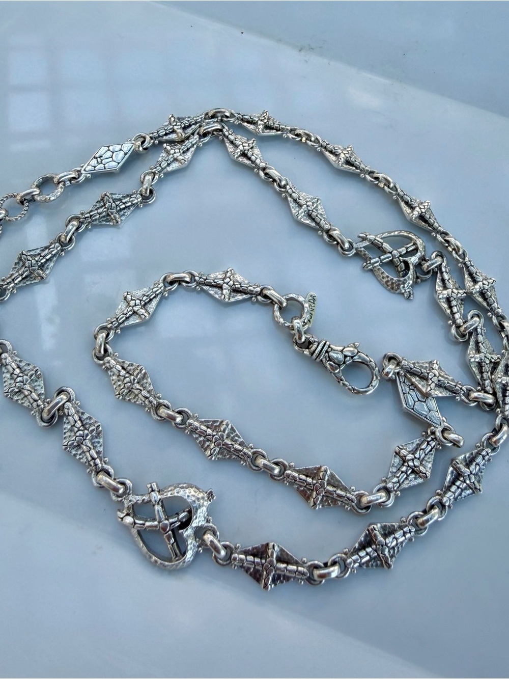 NWOT Sterling Silver SARDA Necklace